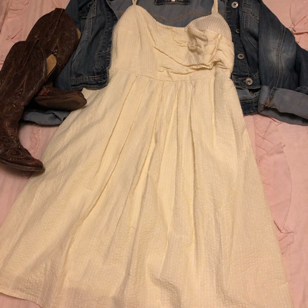 🔥🔥5/$50🔥🔥Maurices yellow gingham dress